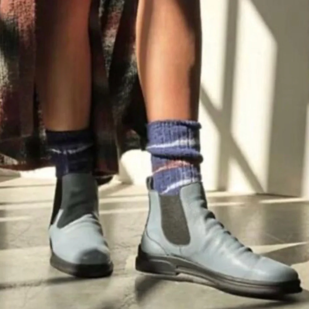 FREE PEOPLE X BUENO NWOT EU 36 (6) powder blue booties in Darla RARE FIND!